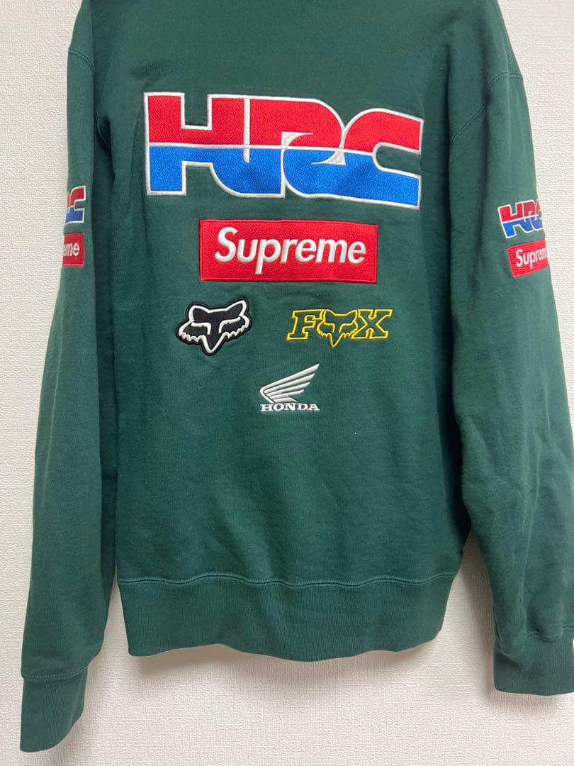 Supreme ×Honda × Fox Racing HRC Crewneck