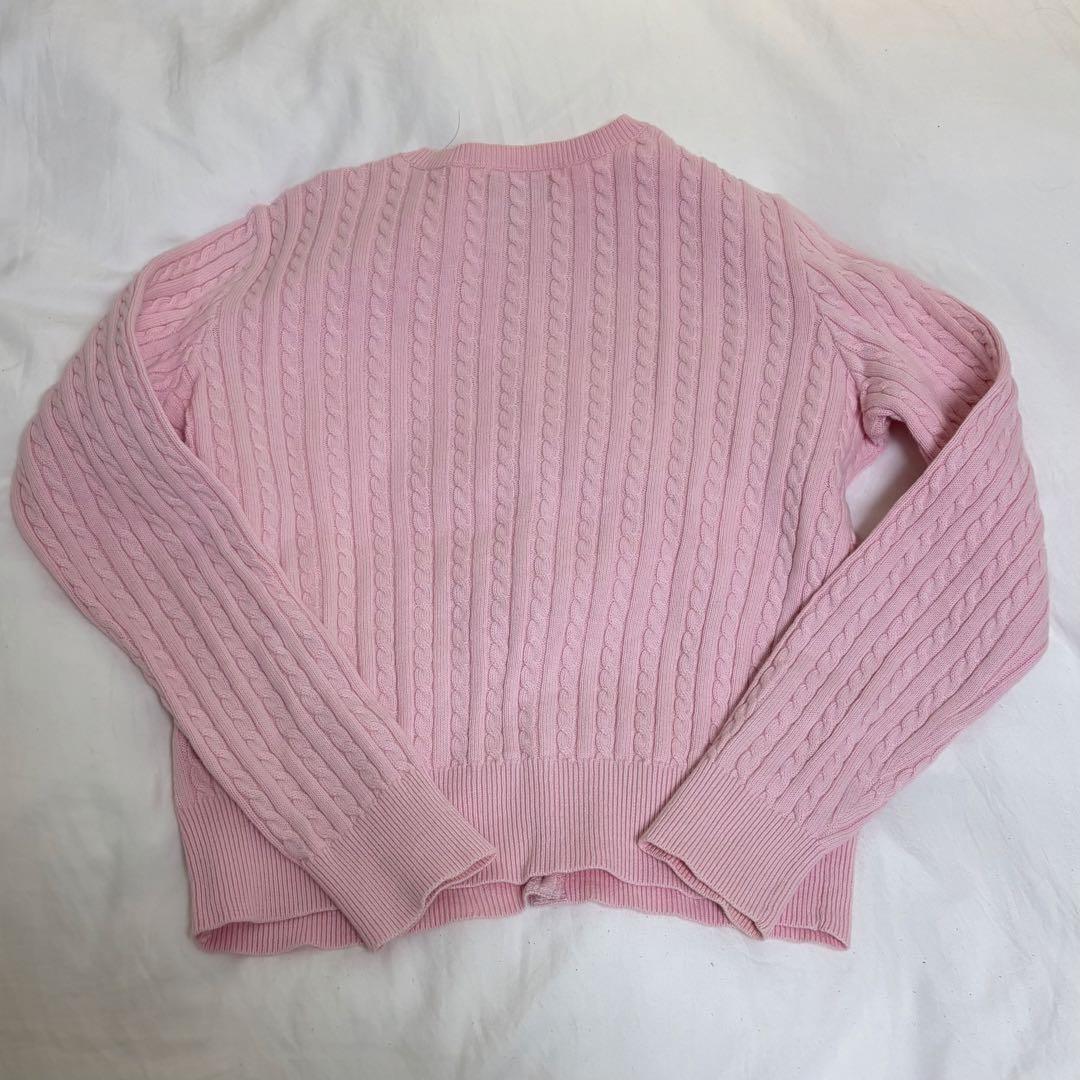 Polo Ralph Lauren ミニ ケーブル コットン カーディガン