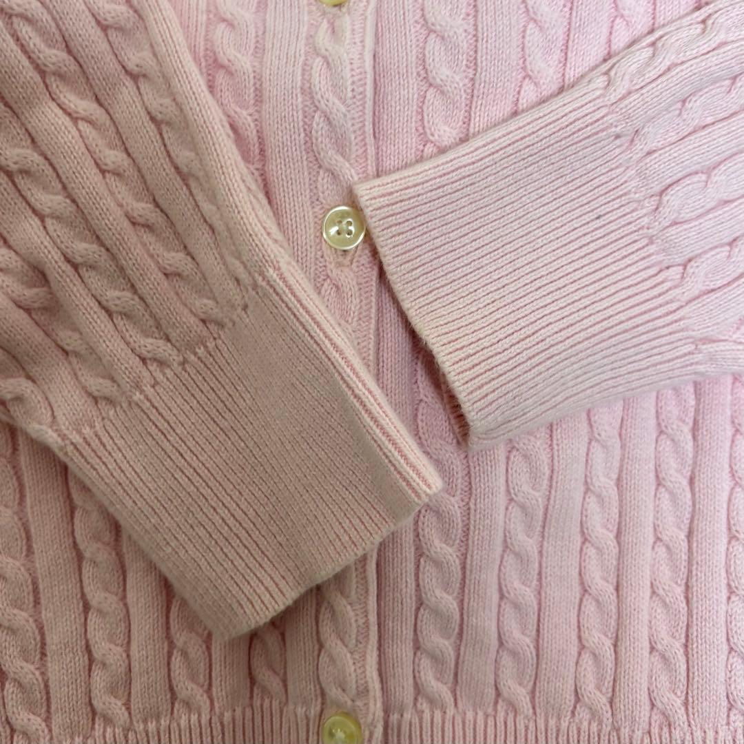 Polo Ralph Lauren ミニ ケーブル コットン カーディガン