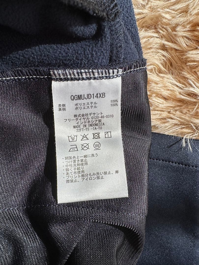 値下可／le coq sporting GOLF／上下セット／裏ボア／M／紺色