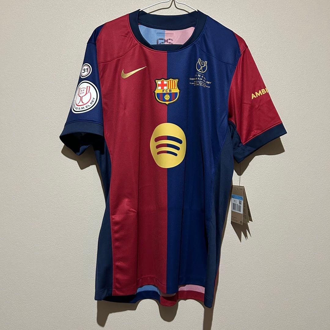 24-25 バルセロナ　ラミン・ヤマル　コパ・デル・レイ　決勝　ユニフォーム