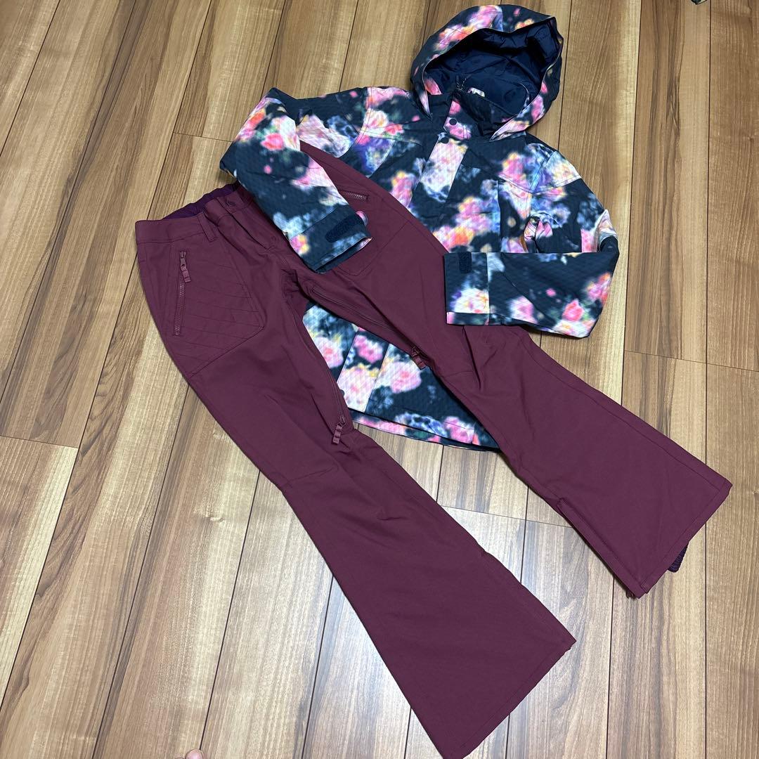 値下げ　美品　Burton スノーボードウェアセット　レディースSサイズ