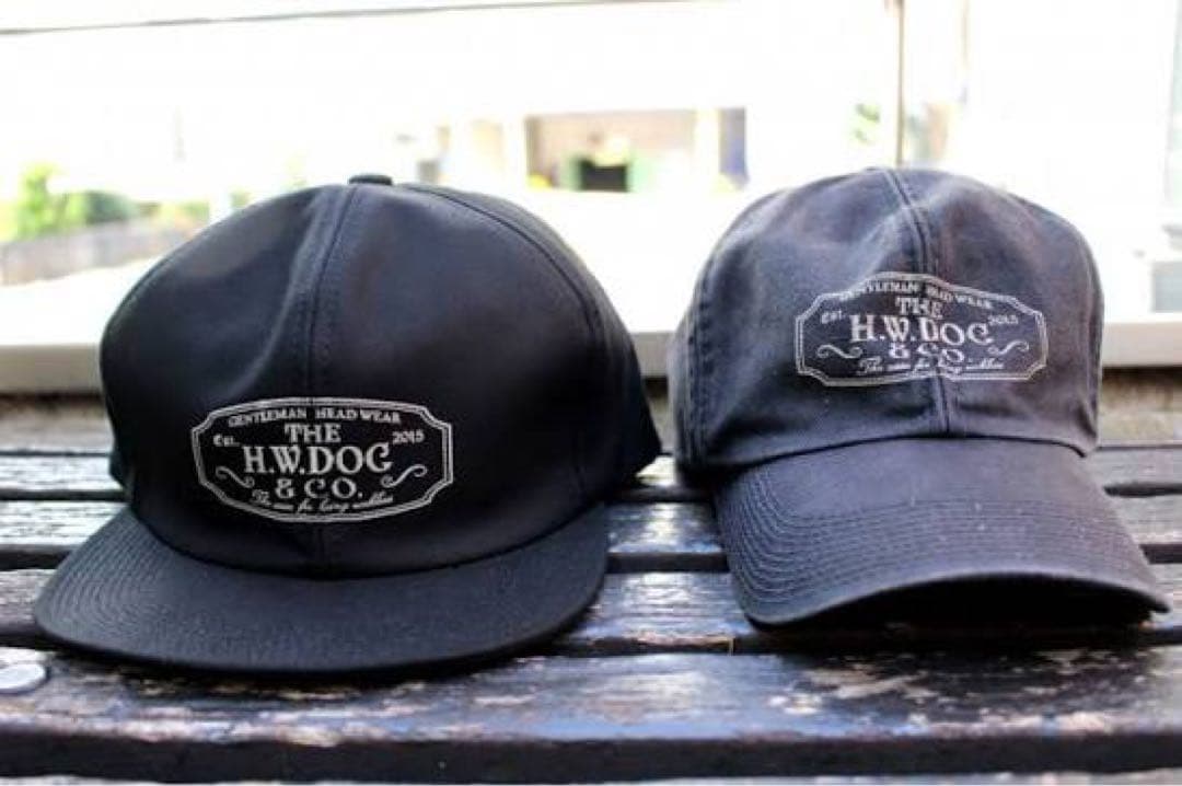 H.W.DOG & CO. ブラックベースボールキャップ サイズ40