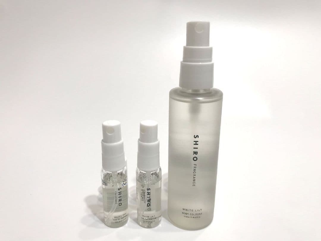 香水シロ ホワイトティーEDP10ml ホワイトリリー10ml EDC100ml