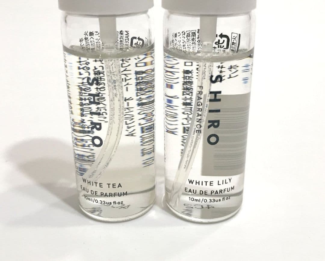 香水シロ ホワイトティーEDP10ml ホワイトリリー10ml EDC100ml
