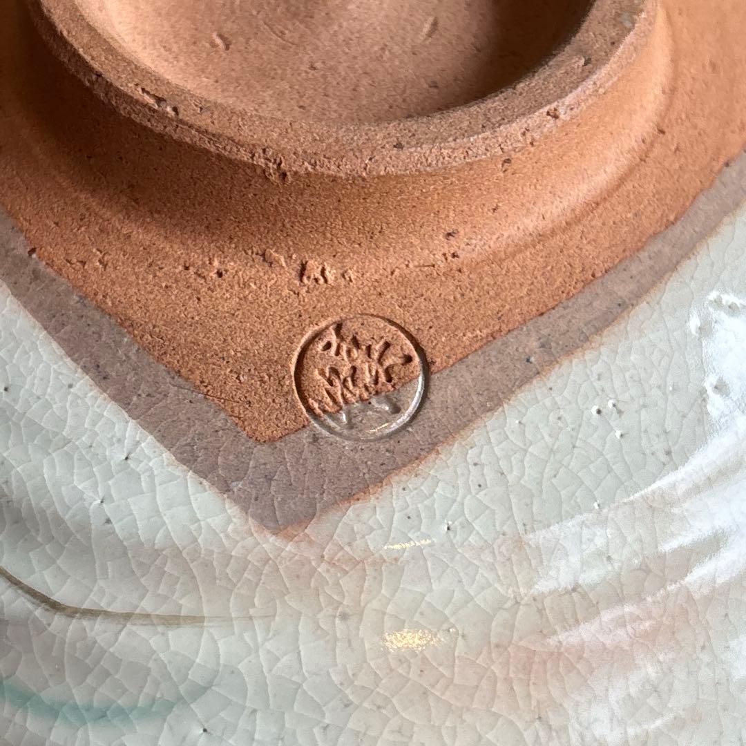 橋本美峰造 平茶碗 色絵 蛍 抹茶碗 茶道具 共箱