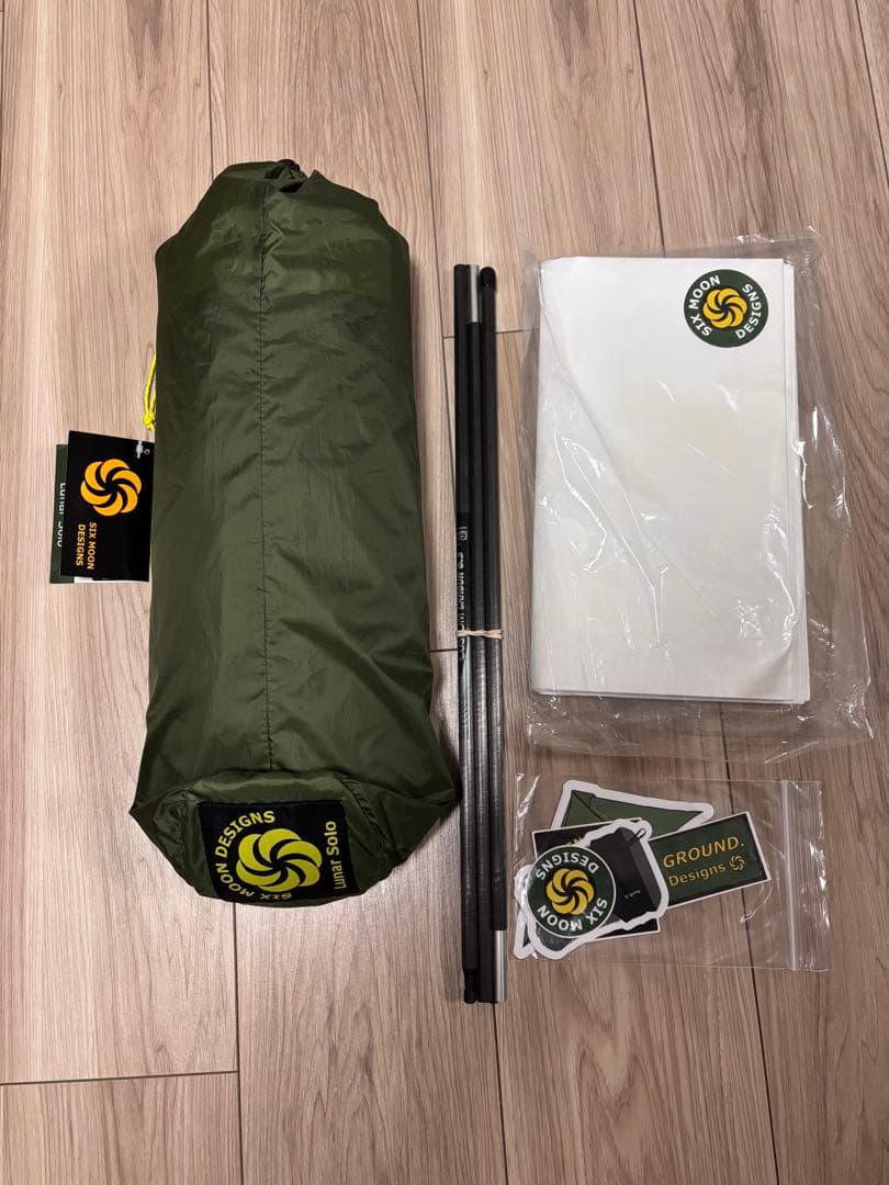 GW特価【新品未使用】シックスムーンデザインズ　ルナーソロ　ポール・シート付