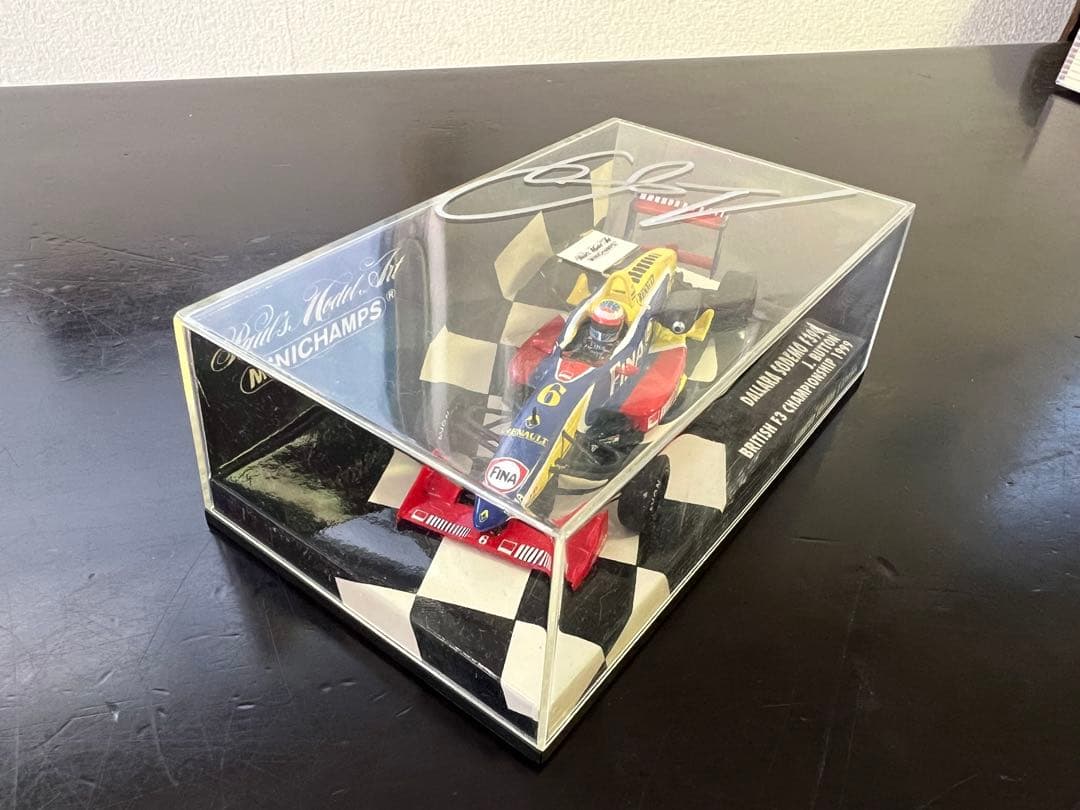 F1 Dallara F393 ジェンソンバトン限定版直筆サイン入り1:43