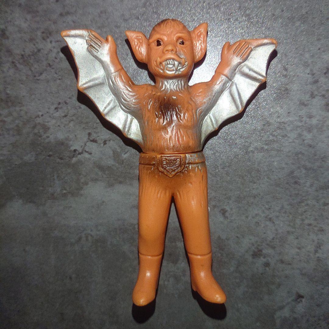 初期バンダイ/タカトク/コウモリ男 ソフビ セット