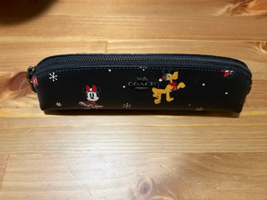 新品　コーチ　ディズニー　ミッキー　ペンケース