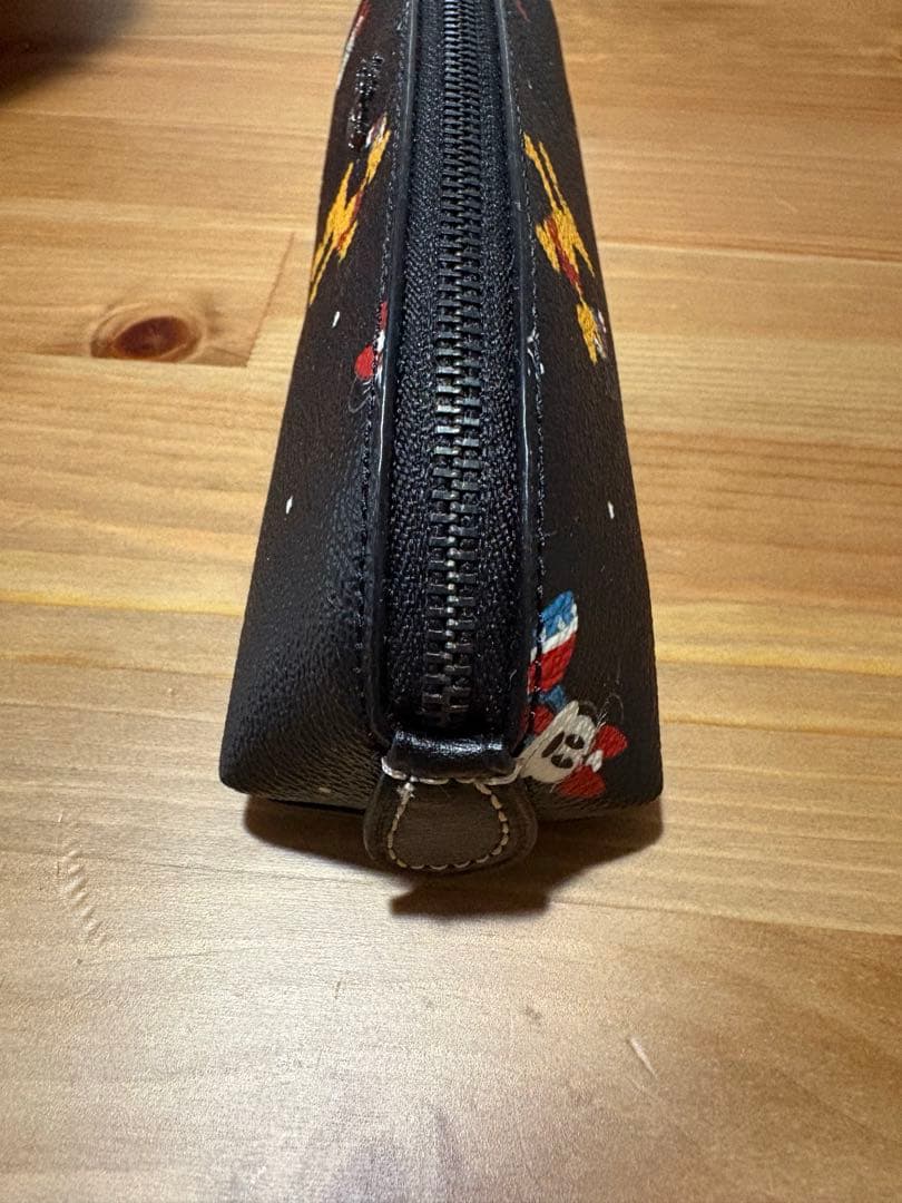 新品　コーチ　ディズニー　ミッキー　ペンケース