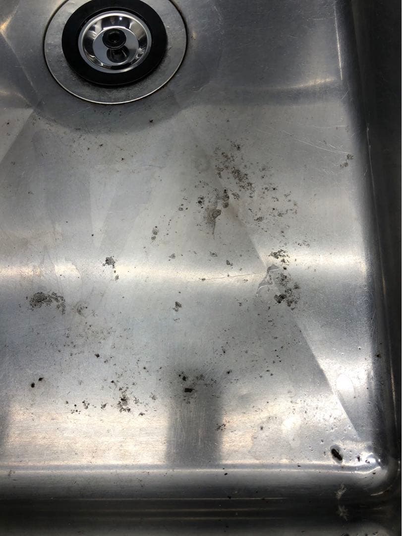 ☆地域限定送料無料☆工場整備品☆ニ槽シンク　水切付　幅1200 ステンレス