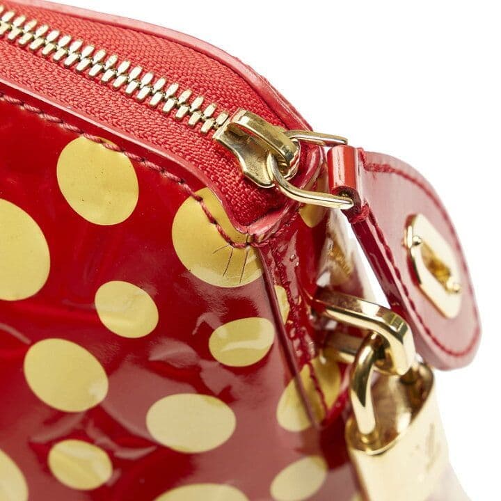 LOUIS VUITTON × 草間彌生ハンドバッグ エナメル ドット ヴィトン