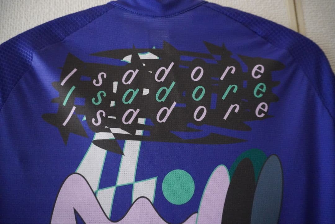 Isadore サイクルジャージ 半袖 青/紫