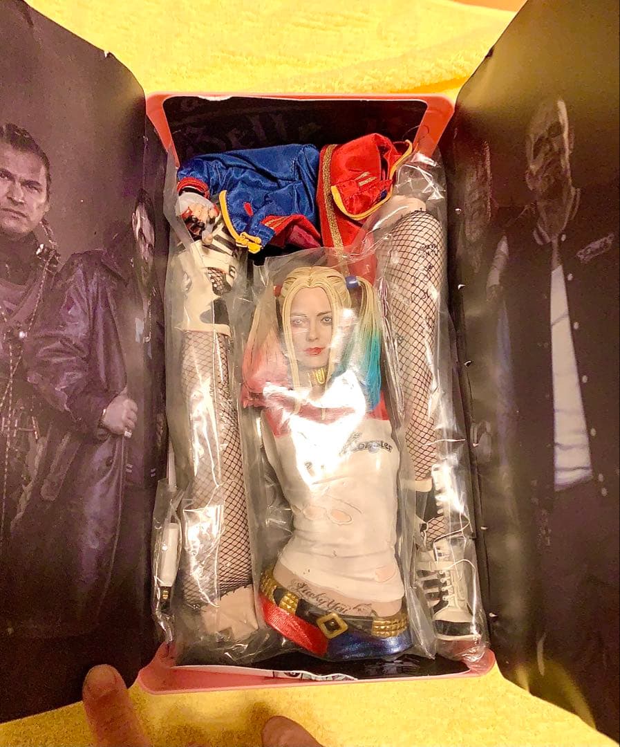 ハーレクイン43cm大型フィギュア クレイジートイズ ( 訳あり )一点限り