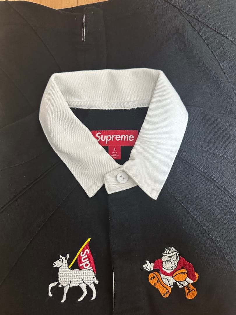 アイアム 希少Sサイズ ‼️Supreme S/S Rugby Black