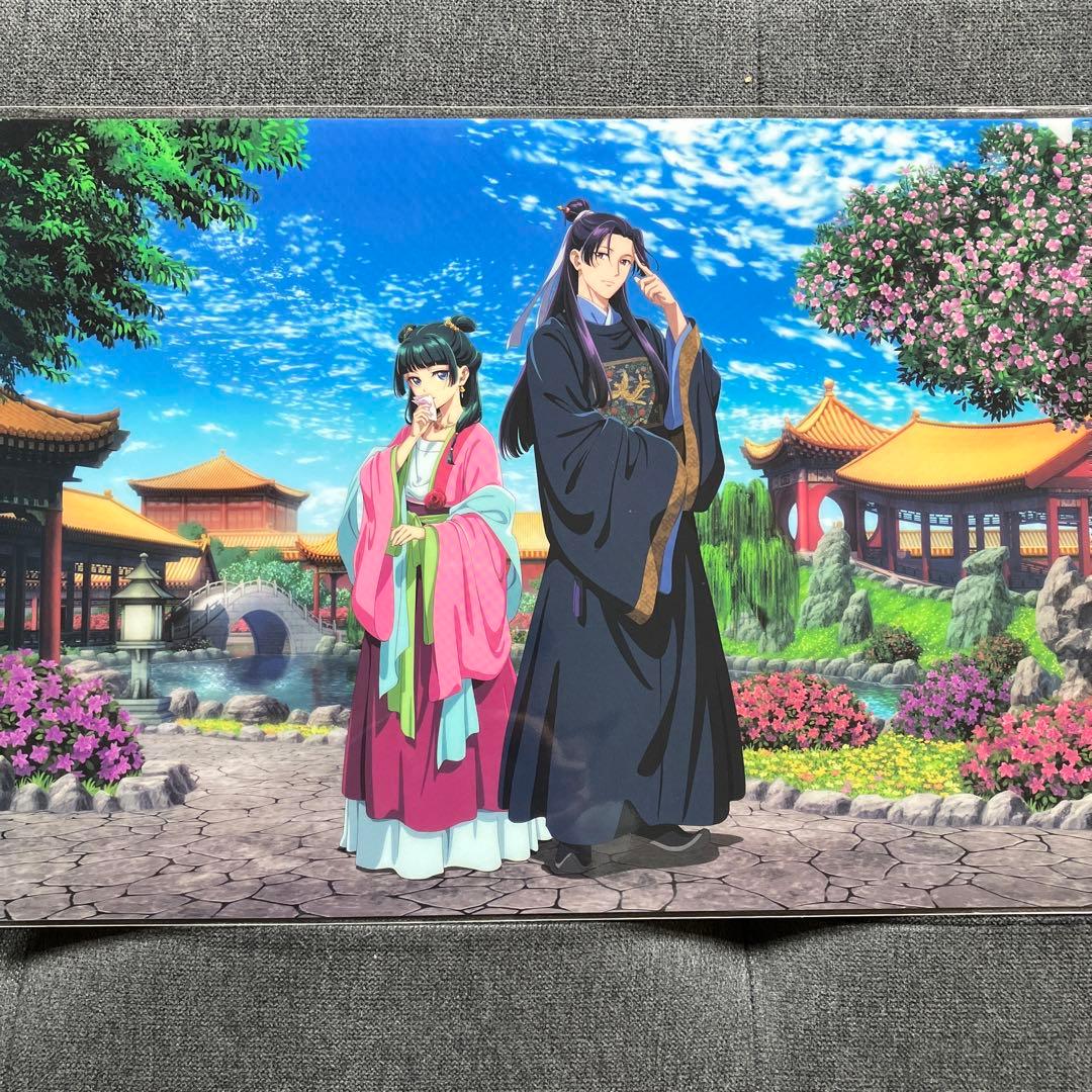 薬屋のひとりごと　ロフト　クリアファイル，アクリルスタンド　猫猫　壬氏　計4点