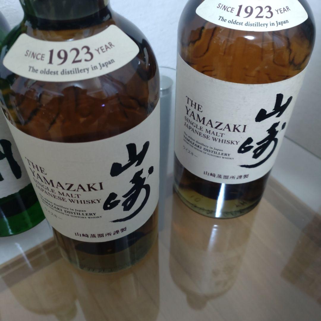 サントリー 山崎 シングルモルト ウイスキー 43度 700ml　白州