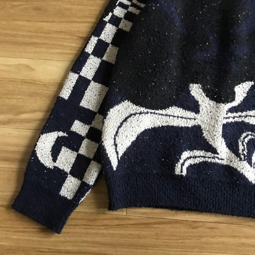 KHOKI Intarsia knit jumper ニット セーター サイズ1