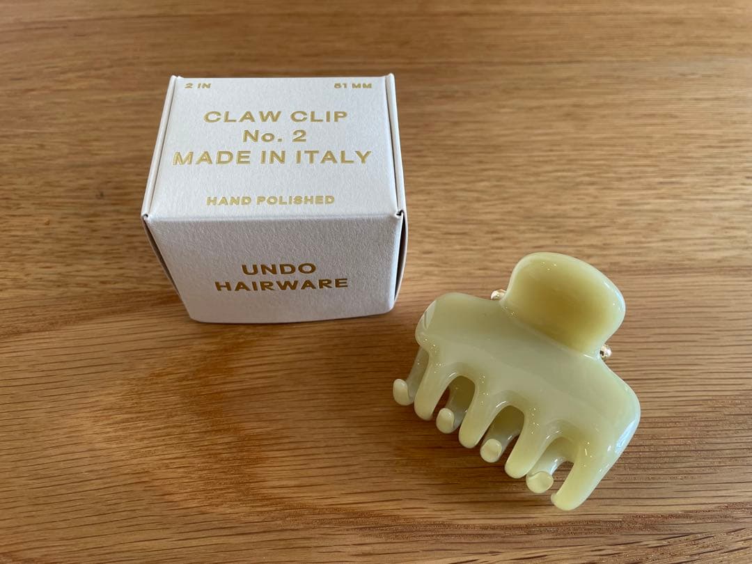 【Undo Hairware】No.2 CLAW CLIP avocado