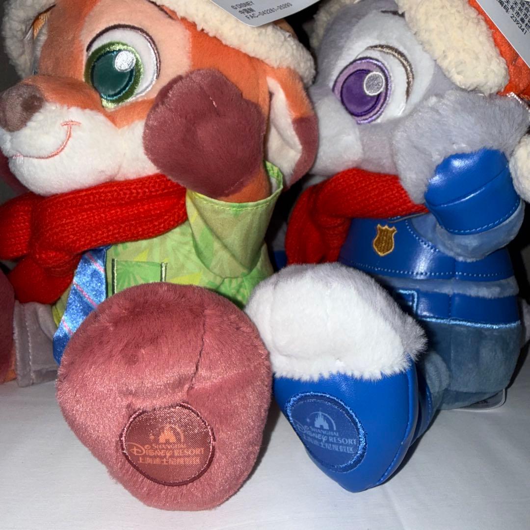 上海ディズニー 春節限定 ズートピア ニック＆ジュディぬいぐるみセット/2026