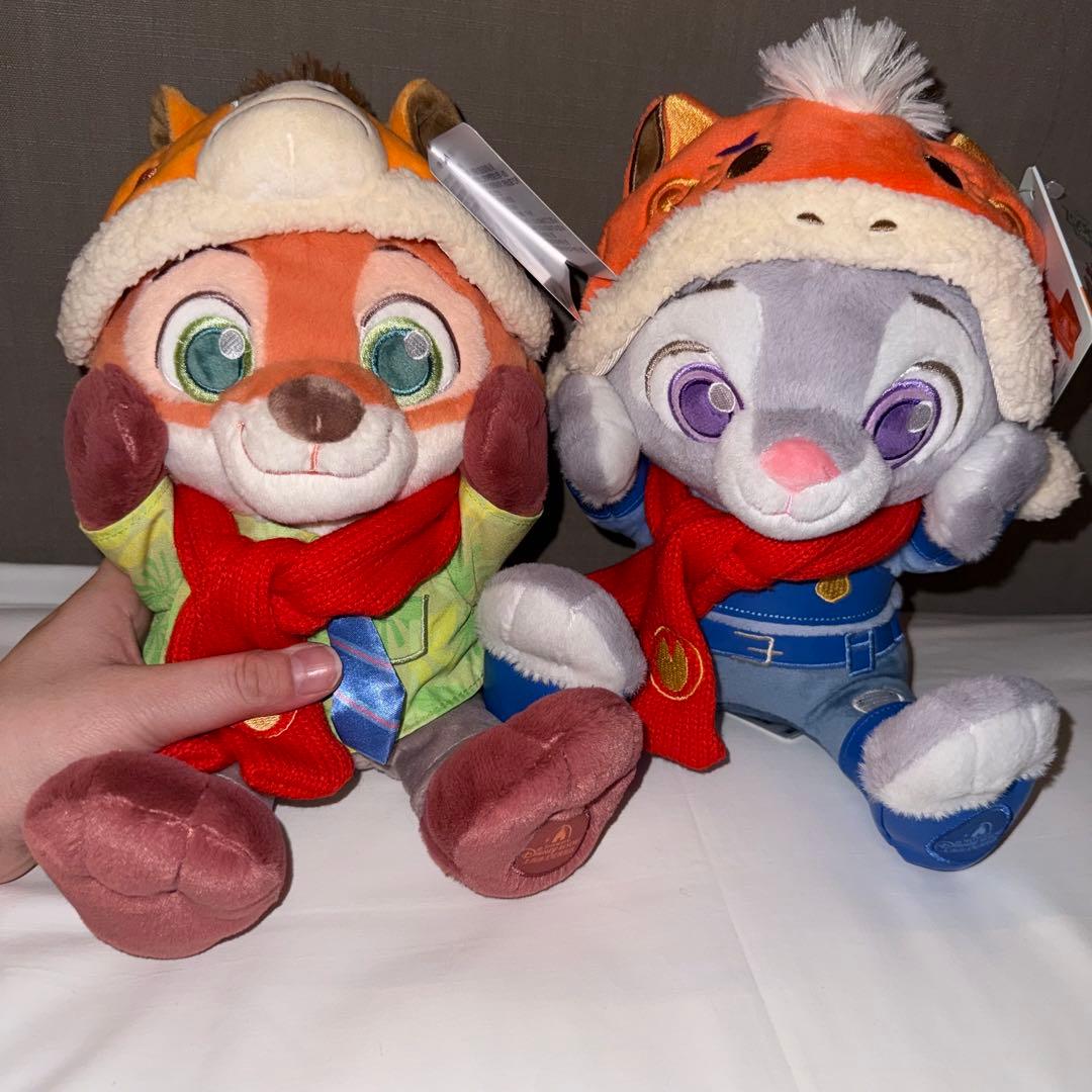 上海ディズニー 春節限定 ズートピア ニック＆ジュディぬいぐるみセット/2026