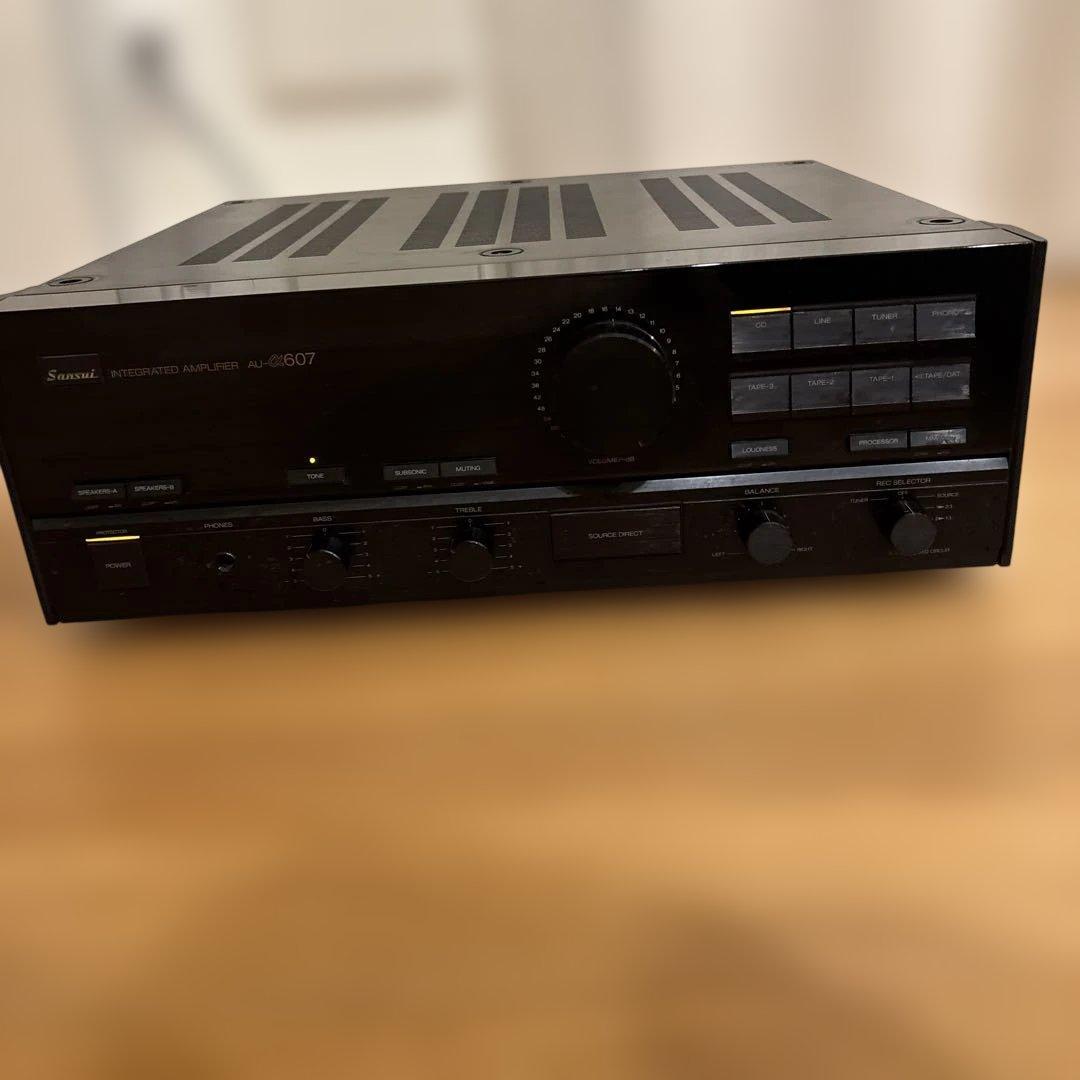 イサオ　Sansui AU-α607プリメインアンプ ブラック