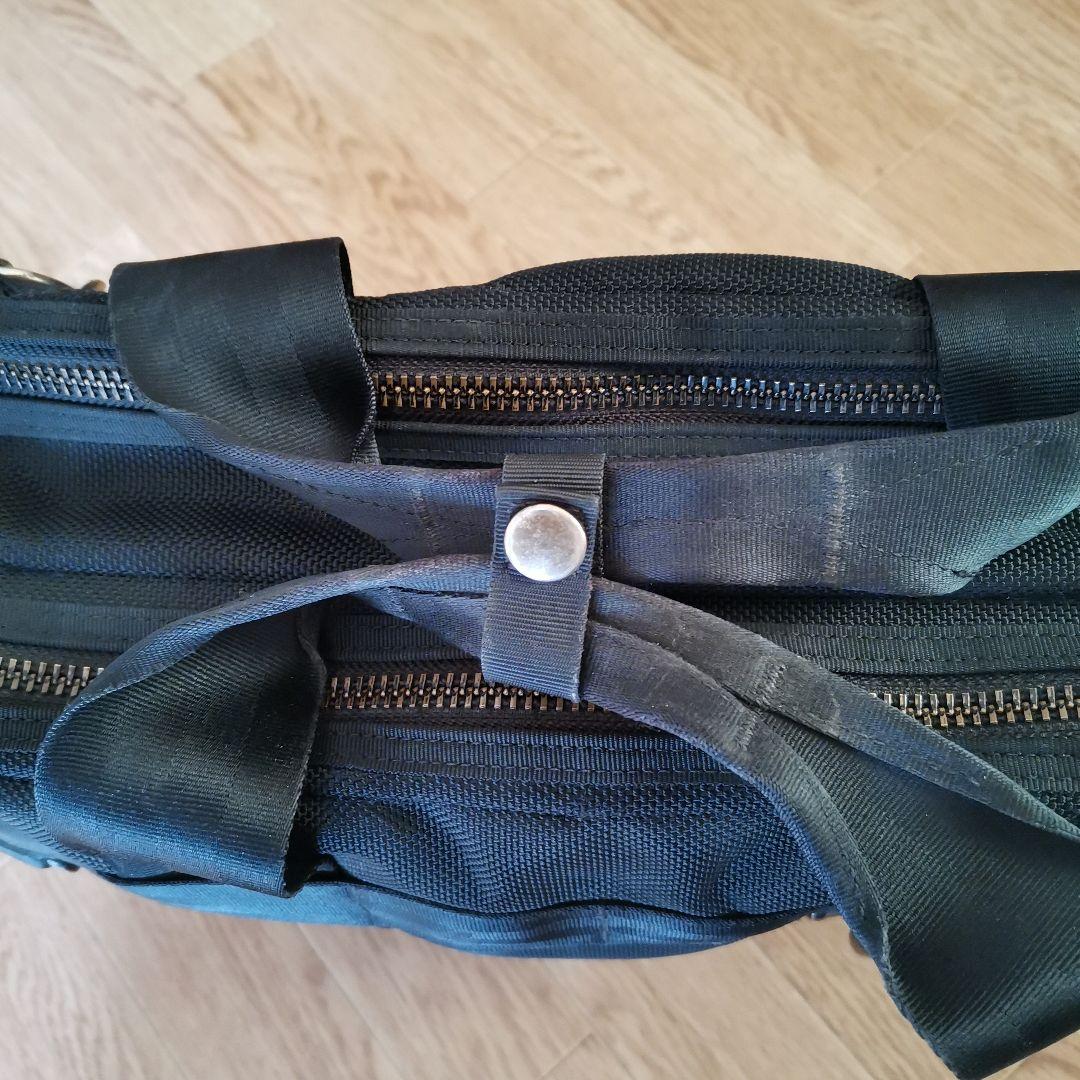 2層式　ポーター　ヒート　ブラックビジネスバッグ