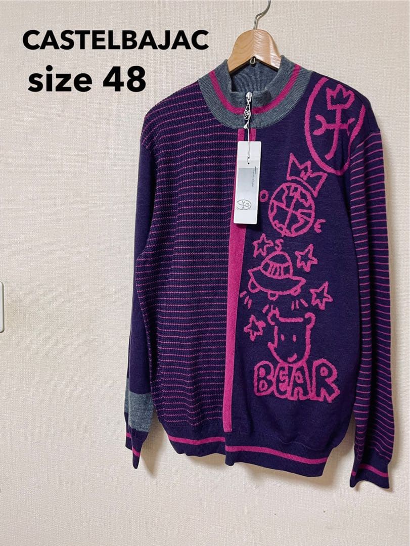 ゴルフセーター ゴルフウエア メンズ48 XL★新品 CASTELBAJAC