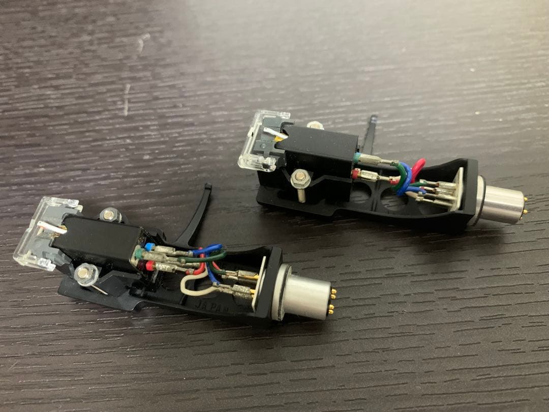 SHURE M44G カートリッジ Technics ヘッドシェル 2個セット