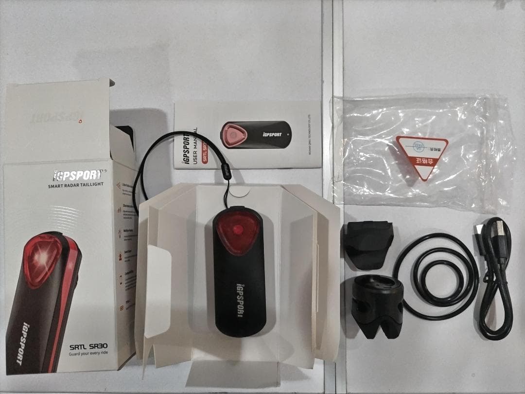 iGPSPORT SR30 自転車 リアビューレーダー テールライト