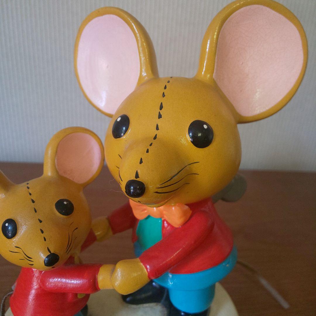 【昭和レトロ】1975年頃「親子ねずみの不思議な旅」貯金箱Sanrio 当時物