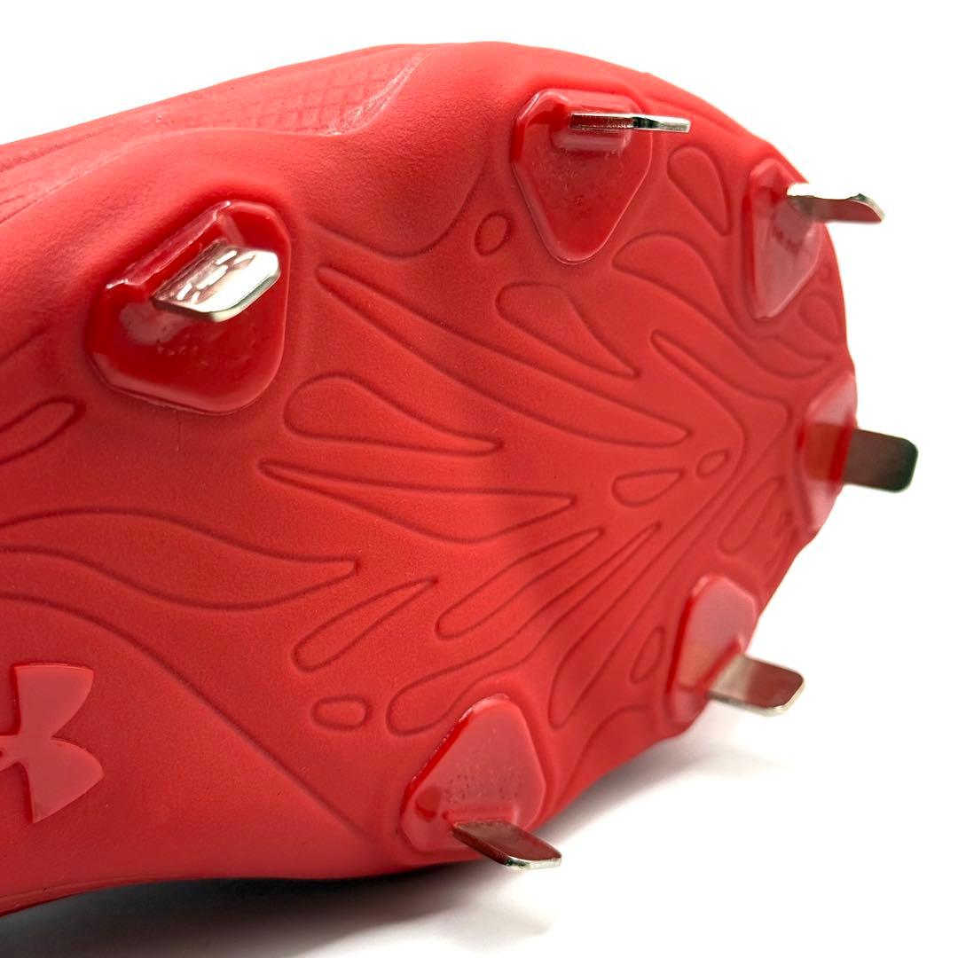 ド*ー様 【新品】アンダーアーマー UA 野球 スパイクシューズ メンズ 赤 2