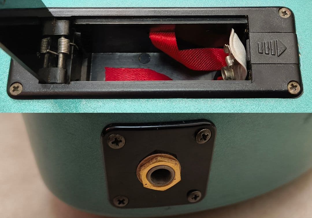 【美品】ZO-3 芸達者 MG ターコイズ アンプ内蔵ミニギター ぞうさん