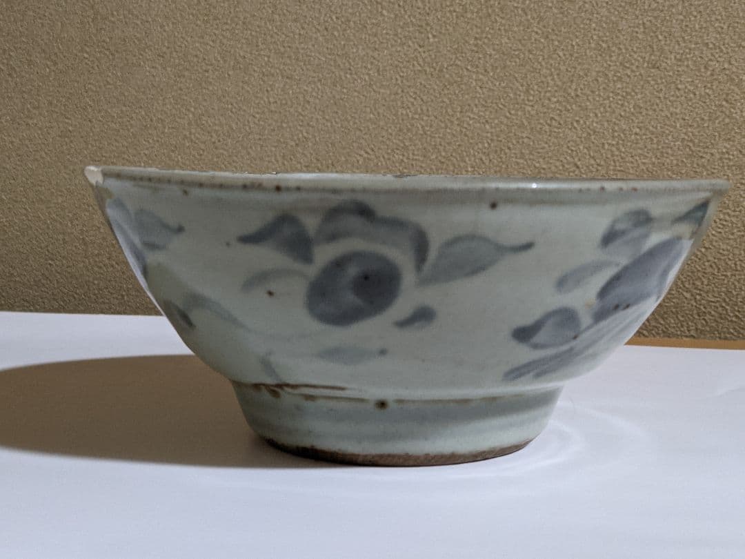 ⭐️安南染付茶盌 古陶磁 茶道具 真作極めて稀 中国古陶磁 古美術骨董品レア物