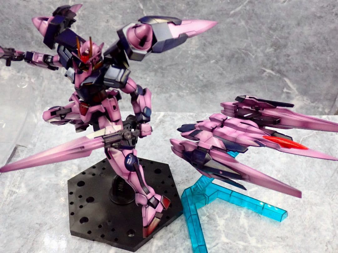 専用出品 HG エグザベ専用ギャン&トランザムライザー 全塗装 ガンプラ 完成品