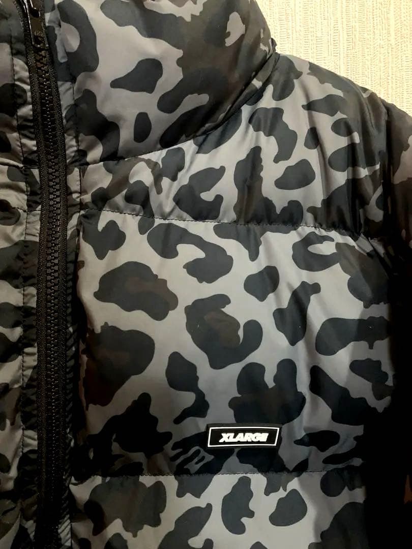 XLARGE迷彩柄ダウンジャケット