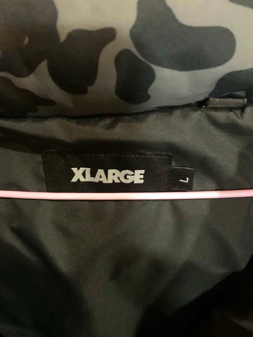 XLARGE迷彩柄ダウンジャケット