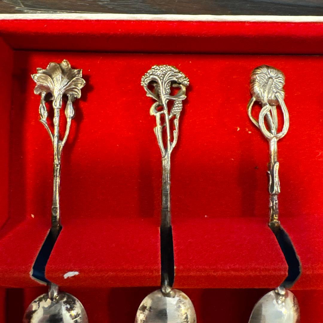 クリストフ ウィドマン　銀製デミタススプーン6客セット