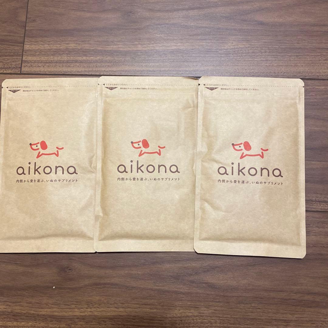 ak aikona 犬用サプリメント60gモリンガ配合 ドッグ健康補助3点セット