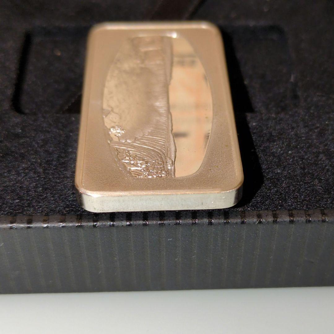 シンガボール航空・世界の七不思議 シルバーインゴットコレクション　ナイアガラの滝