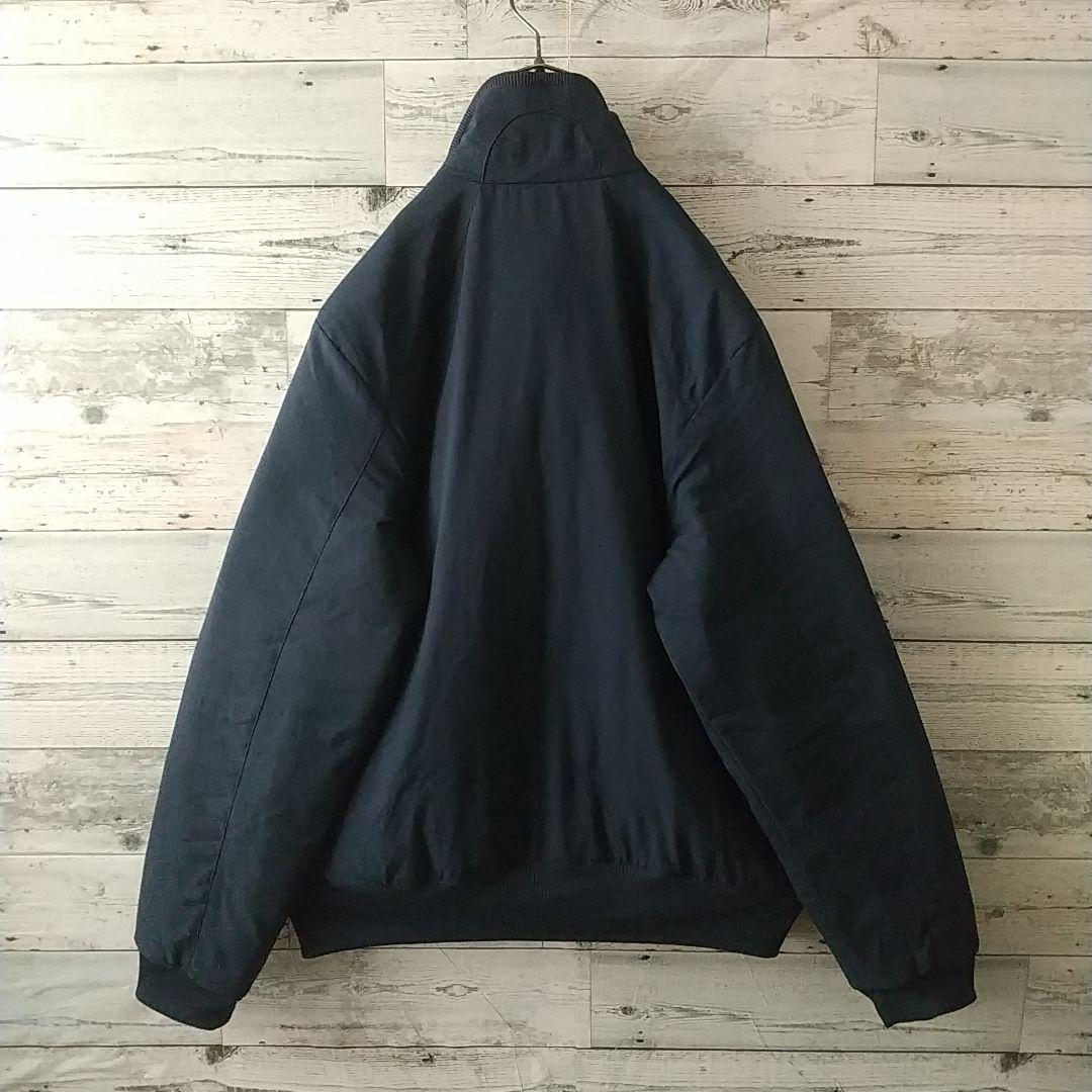 人気☆アディダス レアルマドリード 刺繍 中綿入り ジャケット L ネイビー