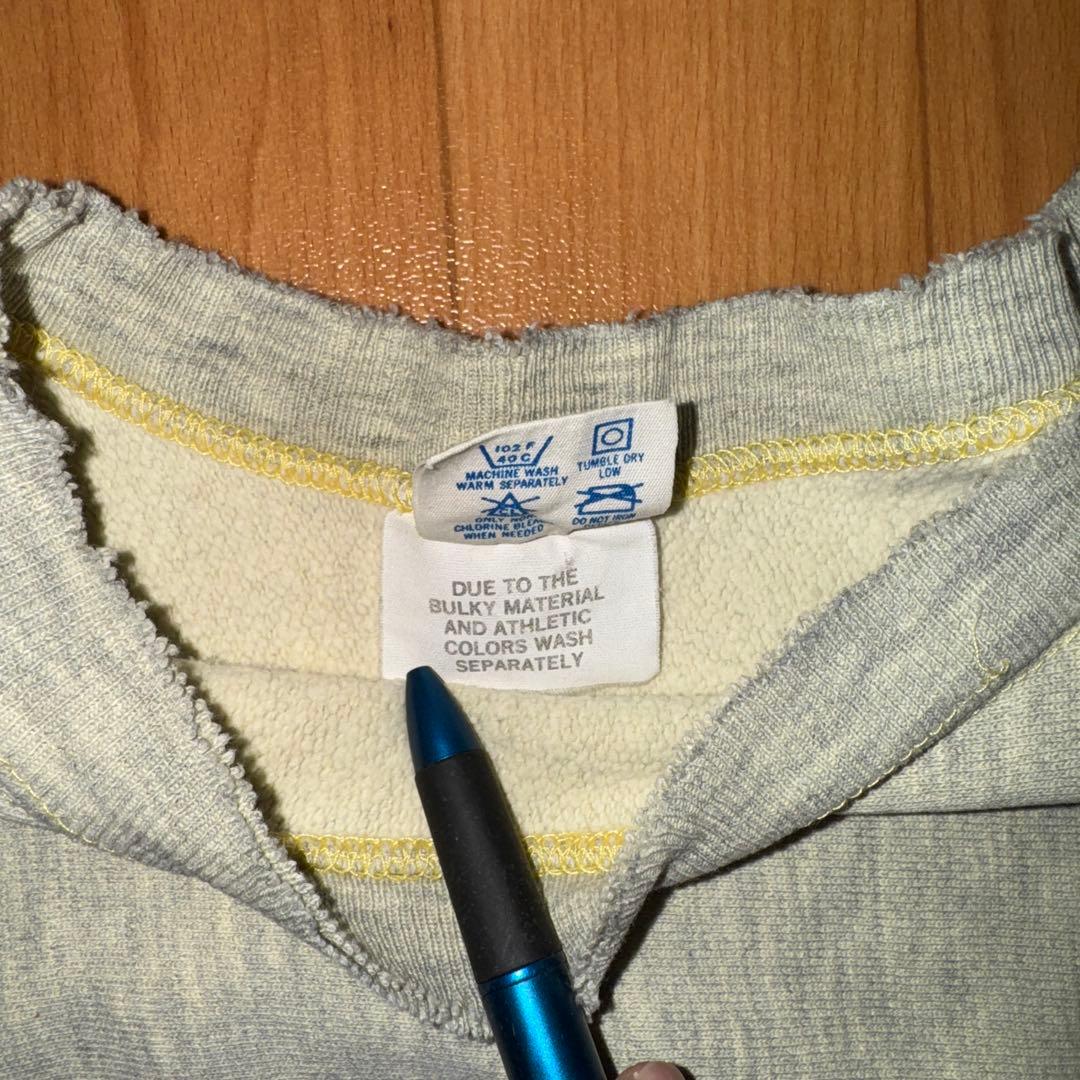 最終値下80'sトリコChampionリバースウィーブ スウェットシャツXL