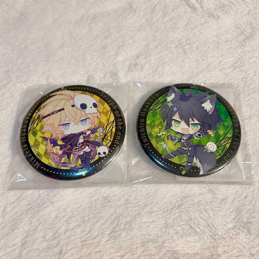 百夜ミカエラ・百夜優一郎　終わりのセラフ 缶バッジセット