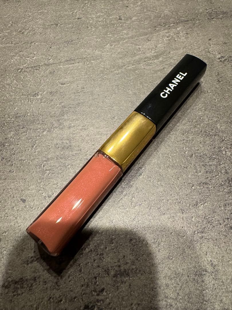 美品 シャネル ル ルージュ デュオ ウルトラ トゥニュ 186 ピンク ヌード