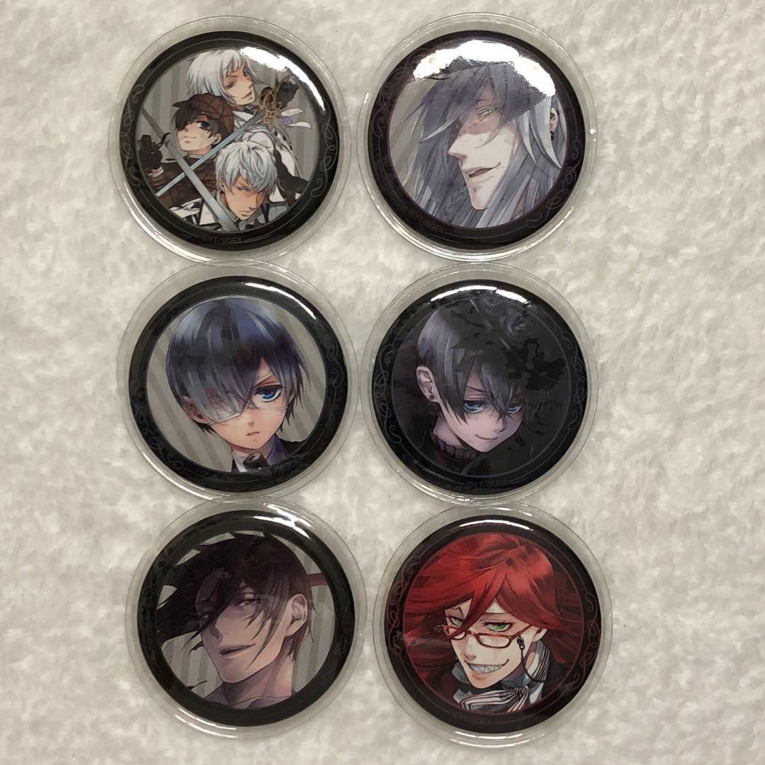 黒執事 缶バッジ キャラバッジコレクション コレクション缶バッジ 6点セット
