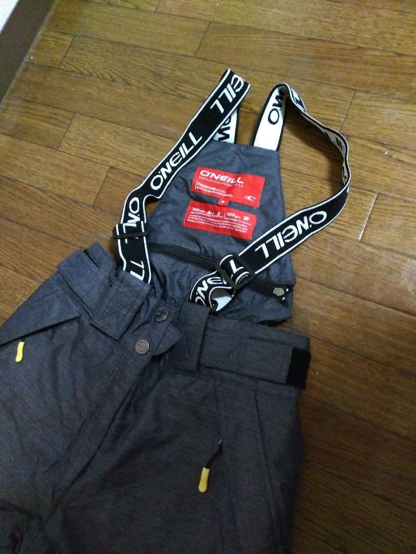 O'Neill スノーボード ズボン日S-Mサイズ グレー　オーネル　ビブパンツ
