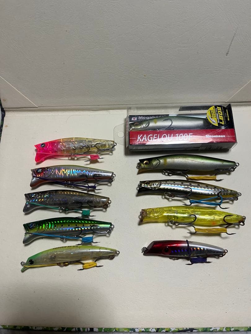 KAGELLOU 100F 他ルアー 10個セット