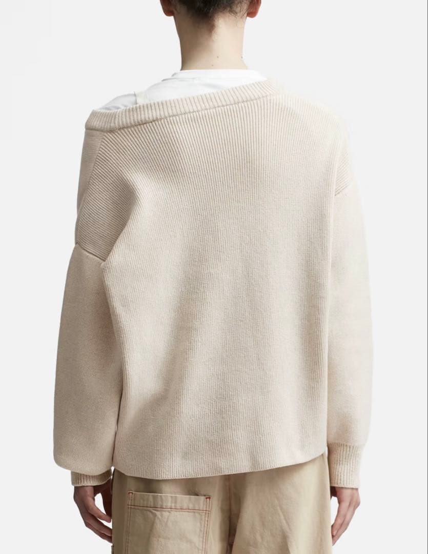 結*様 23aw JACQUEMUS sweater Vネック ウール ニット