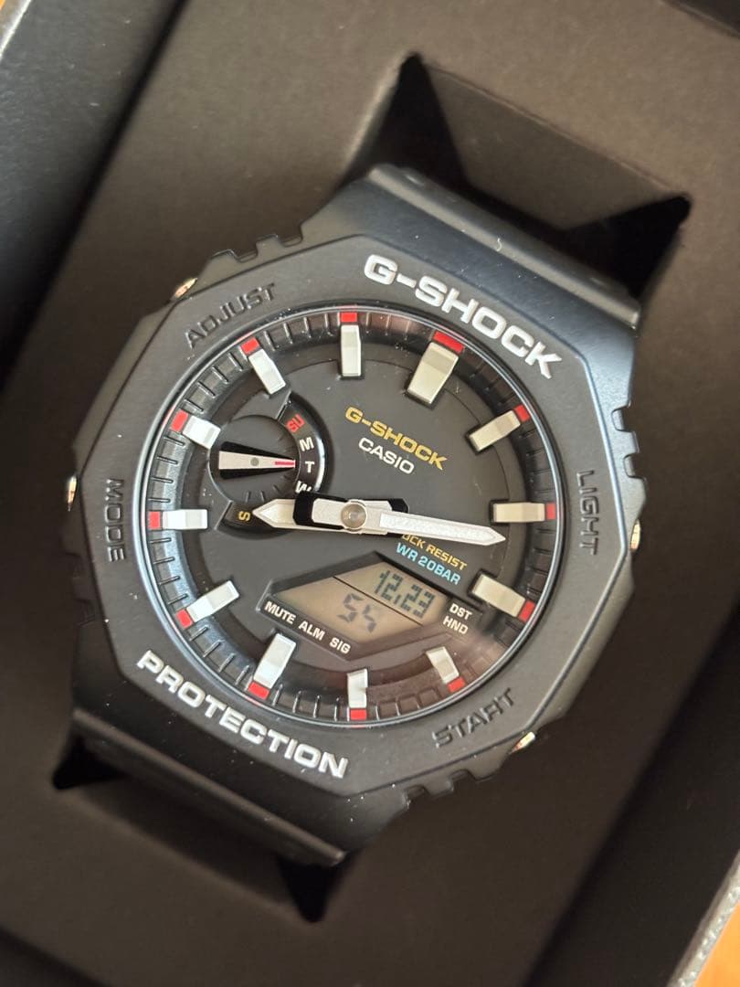 G-SHOCK GA-2100RL-1AIF 初代G-SHOCKカラー　中古品